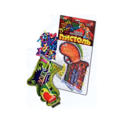 Пистоль Надувная хлопушка купить в Хотьково | hotkovo.salutsklad.ru