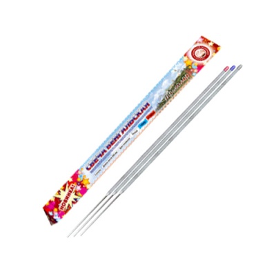 Триколор 300 мм. Бенгальские огни цветные купить в Хотьково | hotkovo.salutsklad.ru