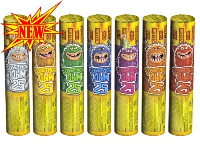 Цветной дым 25 Цветной дым купить в Хотьково | hotkovo.salutsklad.ru