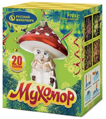 Мухомор Батарея салютов купить в Хотьково | hotkovo.salutsklad.ru